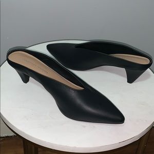 Christian Siriano slip-on leather heels
